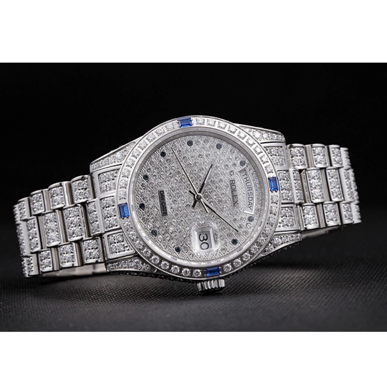 Rolex copies cheap Swiss Rolex 621613 Day-Date Diamonds-srl183 0531